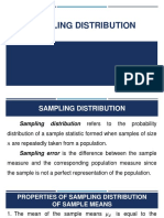 Sampling Distribution