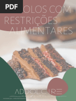 Restrições Alimentares: Bolos Com