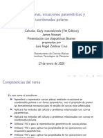 Curvas Planas, Ecuaciones Paramétricas y Coordenadas Polares