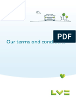 Our Terms and Conditions