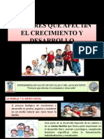 Factores Que Afectan El Crecimiento y Desarrollo