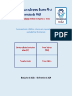 IV Curso de Preparação para Exame Final de Internato de MGF: 216 Horas