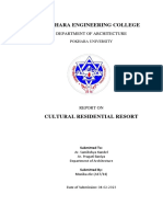 Final Report On Cultural Resort