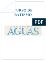 CURSO DE BATISMO Deus de Fogo