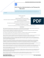 Decreto 1082 de 2015 Sector Administrativo de Planeación Nacional