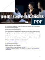 Immersive Residency #2 - Open Call