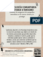 Contextos de Emergencia de La Perspectiva Comunitaria en Las Ciencias Sociales y La Psicología