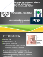 Tirotoxicosis y Mixedema