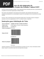 Instruções para Visto de Não-Imigrante Do Departamento de Estado Dos Estados Unidos/GDIT