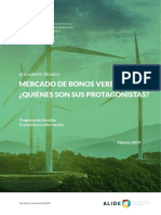 Mercado de Bonos Verdes: ¿Quiénes Son Sus Protagonistas?: Documento Técnico