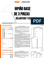 Corpiño Base de 3 Pinzas