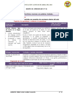 03 DE ABRIL-SESIÓN DE COMUNICACION-Escribimos Oraciones Con Palabras Trabadas