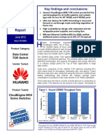 Miercom Report Excerpt Huawei CE6850 Data Center TOR Switch - Cleaned