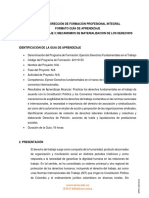 Proceso Dirección de Formación Profesional Integral Formato Guía de Aprendizaje Guía de Aprendizaje 3: Mecanismos de Materializacion de Los Derechos