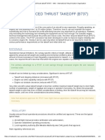 Reduced Thrust Takeoff (B737) : Regulatory