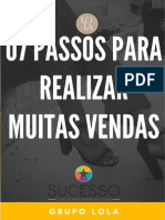 7 Passos Da Venda