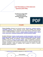 Modeling and Simulation of Mechatronic Systems (MH 504)