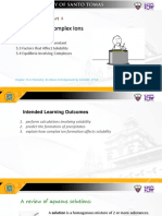 Solubility and Complex Ions