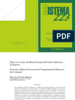 Bordas, M. 2012. Hacia Un Cuadro de Mando Integral de Clima Laboral en La Empresa