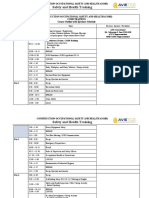 Cosh Course Outline For 2020 Zoom Webinar