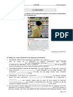 I. Repérez Dans Le Texte Ci-Dessous Les Constructions Passives Et Les Autres Constructions Équivalant À Un Passif. Commentez-Les