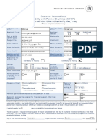 Erasmus+ International Mobility With Partner Countries (KA107) Application Form For Staff (Sta / STT)