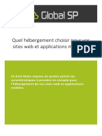 Livre Blanc Quel Hebergement Choisir Pour Vos Sites Web Et Applications Mobiles Global SP