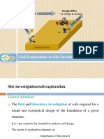 Soil Exploration or Site Investigation: For Testing Soil Properties For Design & Analysis