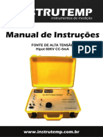 Fonte de Alta Tensão Hipot 60KV CC-5mA