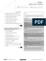 Thk2e BrE L1 Skills Test Basic Unit 1