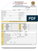 Physical Examination Form