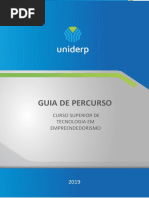 Guia de Percurso: Curso Superior de Tecnologia em Empreendedorismo