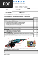 Check List Pulidor