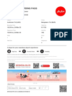 Boarding Pass (LKO-BLR)