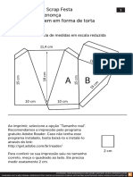 Embalagem em Forma de Torta Correto - Scrap Festa