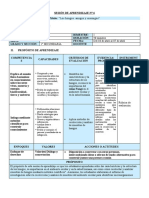 1° - Sesion de Aprendizaje - 5 - Secundaria