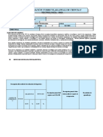 Programación Curricular Anual de Ciencia Y Tecnología - 2023