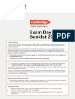 Exam Day Booklet 2023 (3684)