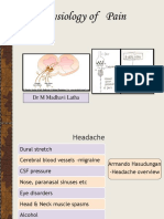 Physiology of Pain: DR M Madhavi Latha