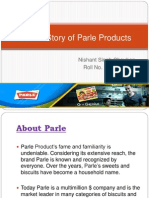 Success Story of Parle Products: Nishant Singh Chauhan Roll No. 215111052