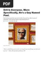 Dril Is Everyone. More Specifically, He's A Guy Named Paul. - The Ringer