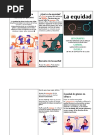 La Equidad: Importancia de La Equidad de Genero ¿Qué Es La Equidad'