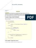 Introducción A AJAX Con PHP y Formularios