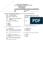 Soal PTS Bahasa Inggris Kelas 8 Semester 1