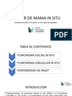 Cancer de Mama in Situ: Benjamín González Amézquita, R1 Oncología Ginegológica