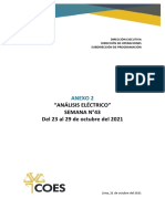 "Análisis Eléctrico" Semana N°43 Del 23 Al 29 de Octubre Del 2021