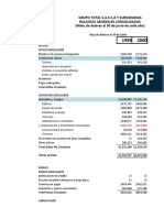 Grupo Total S.A.E.C.A Y Subsidiarias Balances Generales Consolidados (Miles de Dolares Al 30 de Junio de Cada Año)