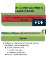 Aula05 - Arquiteturas de Sistemas Distribuidos