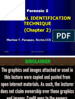 NOTES - CHAPTER 2 - Personal Identification Technique 2022 2023