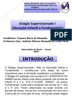 Estágio Supervisionado I Educação Infantil e Fundamental I